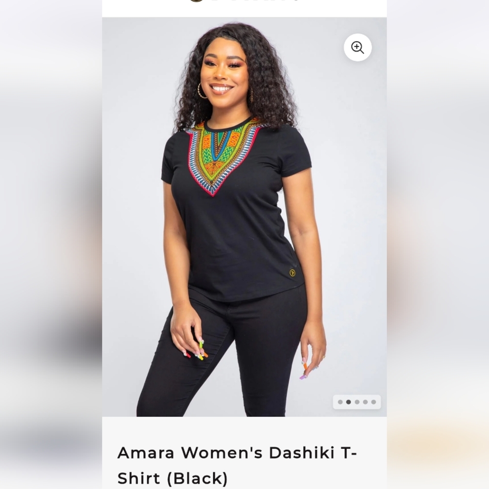 D'Iyanu Dashiki Print Women's Tee